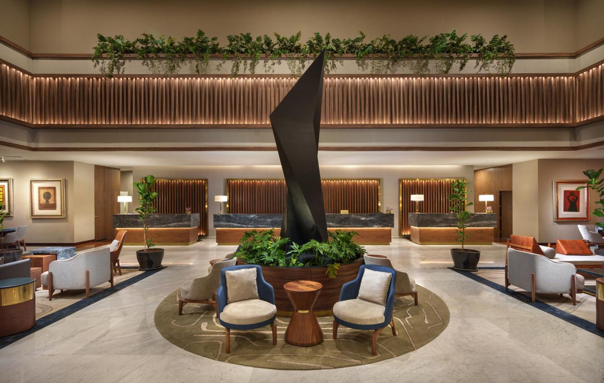 Presidente Intercontinental Mexico City By Ihg Zewnętrze zdjęcie The lobby of the hotel